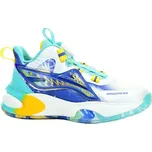 Dětské sportovní boty PROGRESS BASKETBALL JR 37 Světle modrá, Tyrkysová, Bílá, Žlutá