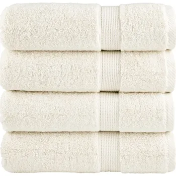 Utěrka Premium ručníky SOLUND 2 ks krémové 100 x 200 cm 600 g/m²