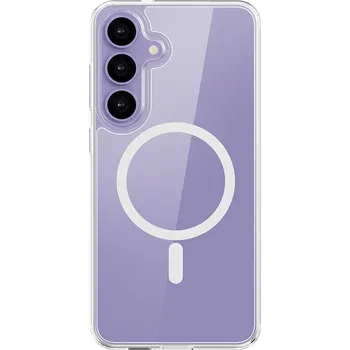 Pouzdro na mobilní telefon Zadní kryt Rock Crystal Transparent Series Magnetic pro Samsung Galaxy S25 transparentní