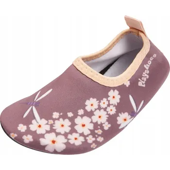 Dětská móda Dětské boty do vody protiskluzové TPR vel. 24/25 UV Květiny Playshoes