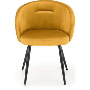 Jídelní židle Moderní jídelní židle Halmar K430 hořčicová (1p=1szt)