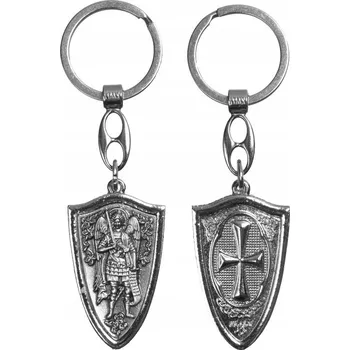 PŘÍVĚSEK NA KLÍČE kovová ARCHANGEL MICHAEL (ARCHANDĚL MICHAEL).