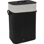 Bambusový koš na prádlo TRAY černý