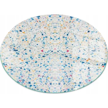 Obraz Skleněná Podložka Pod Horké Nádobí s Abstraktním Vzorem Textury, průměr 50 cm