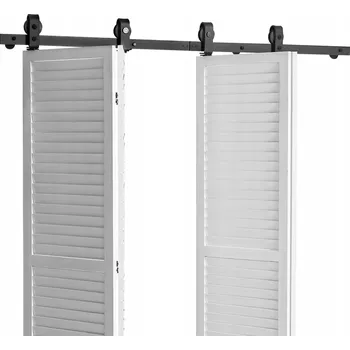Dveřní kování VEVOR System Drzwi Przesuwnych 162,6CM Do Drzwi Składane Nośność 150KG