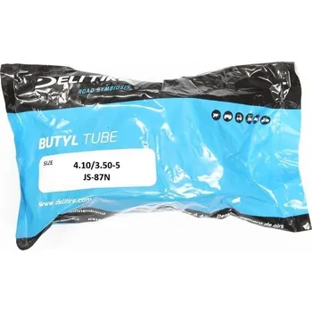 Duše DELI 4.10/3.50-5 ventil JS-97N (zahnutý) pro sekačky, kolečka, vozíky