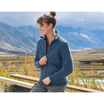 Dámská bunda z vlákenného rouna e.s.vintage velikost M ledově modrá Strauss