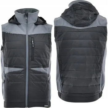 Dámská vesta Pracovní Zateplená Prošívaná Vesta S Kapucí Bunda Bez Rukávů Velikost L