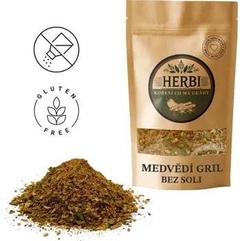 Koření Herbi Medvědí gril bez soli, 50 g – aromatická bylinková směs na grilování