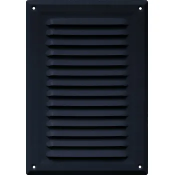 Větrací mřížka Ventilační mřížka 170x240 mm, pozinkovaný plech, antracit