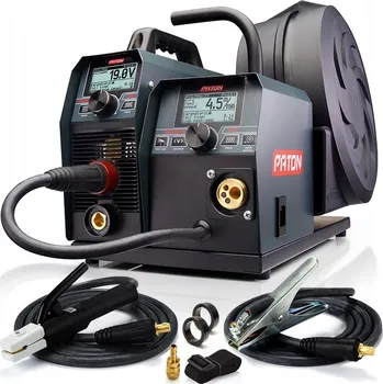 Svářečka Svářečka MIGOMAT PATON ProMIG 200A 15-2 MIG MAG MMA TIG SADA + Kukla