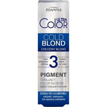 Barva na vlasy Joanna Ultra tónující pigment Chladný blond 100 ml