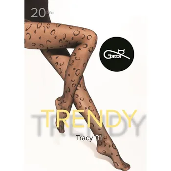 Dámská móda Gatta punčochové kalhoty Tracy 01 20DEN - černá, L (Dámské punčochové kalhoty Gatta)