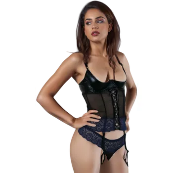Dámský erotický korzet Sexy Elephant Podvazkový korzet Moon Kiss, S–M