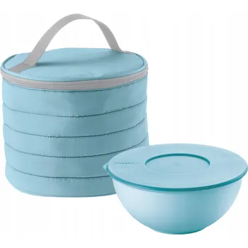 Guzzini – Kulatá termo taška s hermetickou nádobou, modrá