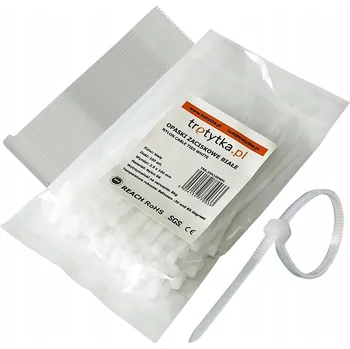 Stahovací páska Stahovací pásky Tretytka UV 2,5 x 100 mm, bílé