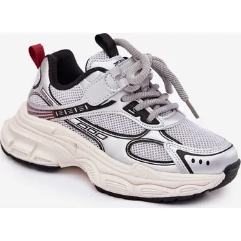 Dívčí obuv Lehké Dětské Tenisky Na Silné Podešvi Xairana Barva: Stříbrná, Velikost: 34