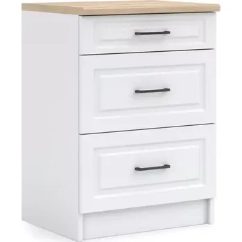 Kuchyňská linka Kuchyňská skříňka Irma SZ60-3SZ bílá MAT - SLEVA 3% s kodem radost25