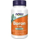 NOW Boron (bór), 3 mg, 100 kapslí