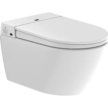 Klozet BATH DELUXE 21-040-02-11-00-Závěsné WC s bidetem TISVILDELEJE 1600W/230V bílá+DO