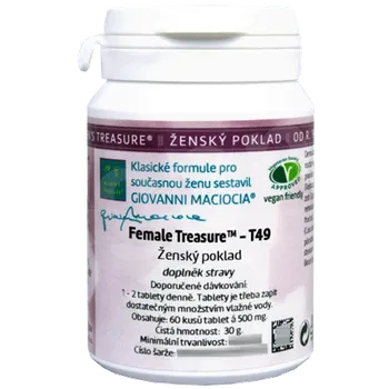 Přírodní produkt Giovanni Maciocia T49 Ženský poklad 60 cps.