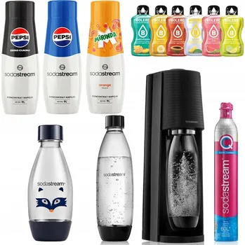 Výrobník sody Sada VÝROBNÍK SODY perlivé VÝROBNÍK SODY SODASTREAM ART BLACK