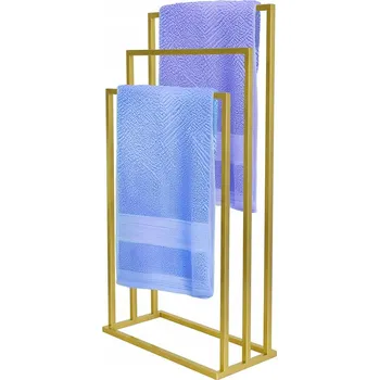 Držák na ručník Volně stojící hrazda Rodeno žlutá