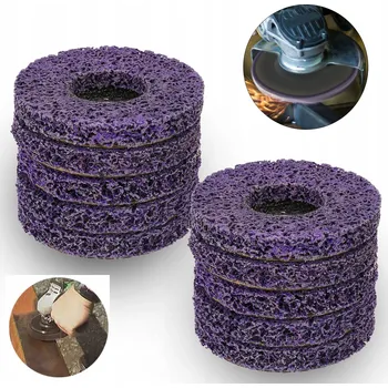 Brusný kotouč 10 ks 125mm DIAMANTOVÝ BRUSNÝ KOTOUČ LEŠTICÍ KOTOUČ Fialový
