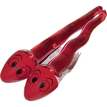 Sklenice Panák ve tvaru spermie modrý fíkový Liqueur Popsy & Friends - Červená