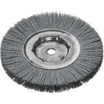 Lessmann 330871 | Rotační kartáč jednořadý, brusné štětiny stolní bruska 125x30 / SIC 320/0,6