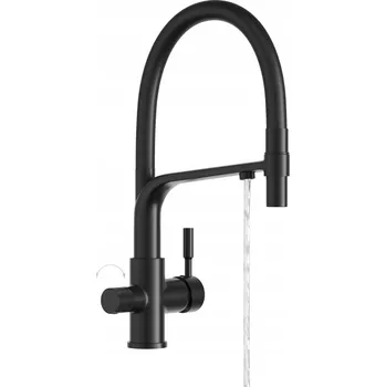 Vodovodní baterie Kuchyňská stojánková baterie Granitan Malta černá