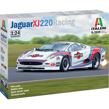 Plastikový model Italeri Model Kit auto 3669 - Jaguar XJ 220 Race Car (1:24)
