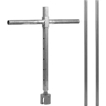 Zemní vrut Kříž pro montáž kruhových zemních vrutů typu VZM, 1 ks