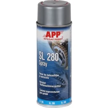 Mazivo mazivo na řetězy v aerosolu ŽLUTÉ| APP 280 Sprej 400 ml