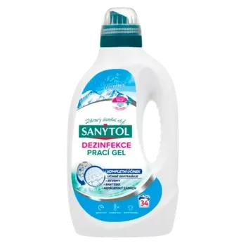 Univerzální čisticí prostředek Sanytol - dezinfekční prací gel s vůní svěžesti 1,7l 34PD (Prací gel 2v1 pere a dezinfikuje v jednom kroku.)