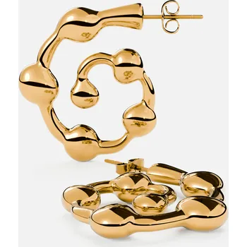 Náušnice NÁUŠNICE SPIRAL, pozlacení 18k zlatem -