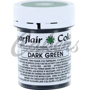 Cukrovinka Barva do čokolády na bázi kakaového másla Dark Green, 35 g