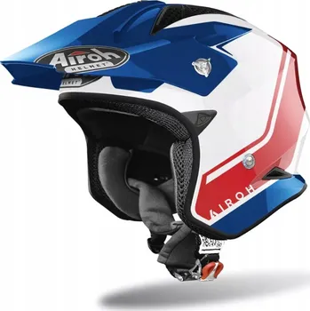 Helma na motorku Otevřená přilba AIROH TRR-S KEEN TRIAL / Motocykl/Čtyřkolka/Skútr S Bílo Červená