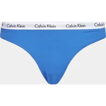 Dámské spodní prádlo CALVIN KLEIN DÁMSKÉ KALHOTKY KALHOTKY MODRÉ S LOGEM S CK91 0Z8A6_J*