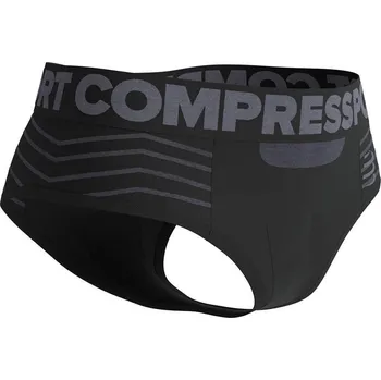 Dámské termoprádlo Compressport Seamless Boxer W black/grey - S