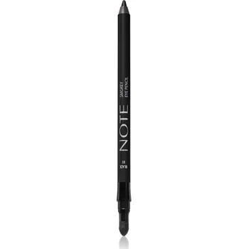 Přípravek na oči Note Cosmetique Smokey Eye Pencil voděodolná tužka na oči 01 Black 1,2 g