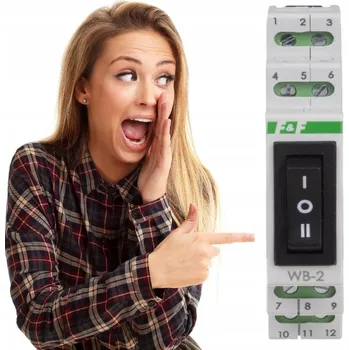 IP kamera TŘÍPOLOHOVÝ PŘEPÍNAČ SE SVĚTELNOU KONTROLKOU F&F WB-2