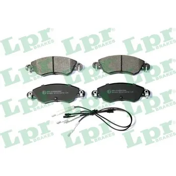 Brzdová destička Sada brzdových destiček, kotoučová brzda LPR 23276-17.5