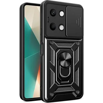 Pouzdro na mobilní telefon Kryt Armor Lens Xiaomi Redmi Note 13 ultra odolný černý (obal neboli pouzdro Xiaomi Redmi Note 13)