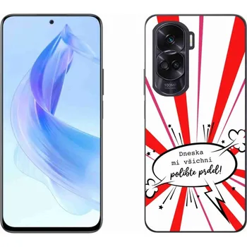 Pouzdro na mobilní telefon Gelový kryt mmCase na Honor 90 Lite - vtipný text 15 bílé pozadí