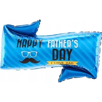 Balónek Fóliový balónek DEN OTCŮ Happy Father's Day Dárek pro tátu 85x66 cm