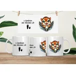 Hrneček čumáček 330ml porcelán Veverka