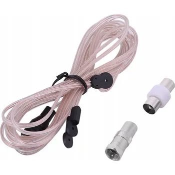 Televizní anténa POKOJOVÁ FM RÁDIO ANTÉNA PRO MINI VĚŽE, RÁDIA, KINA, TUNERY - INTERNÍ, 3.2M