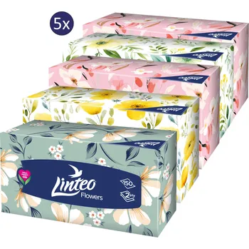 Vlhčené hygienické ubrousky Linteo 2vrstvé 5 ks