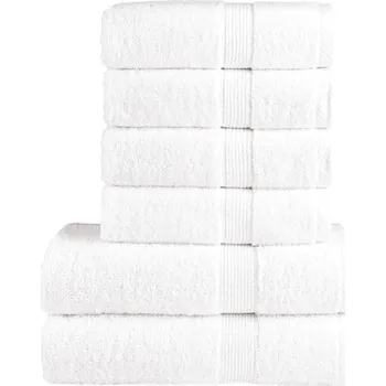 Utěrka 6dílná sada ručníků Premium SOLUND jablkově zelená 600g/m²